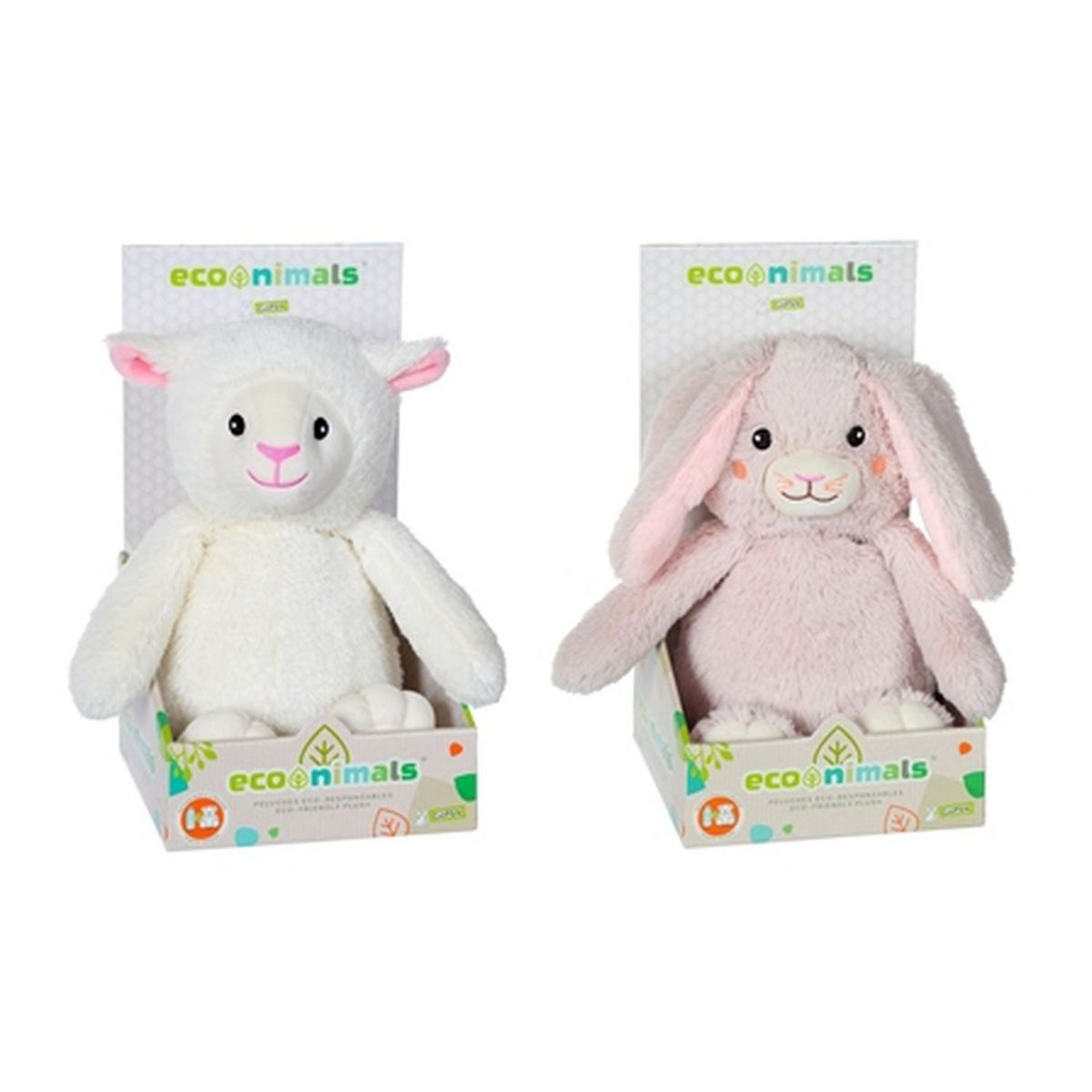 GIPSY Peluche - Mon doudou Econimals 24cm - Agneau
