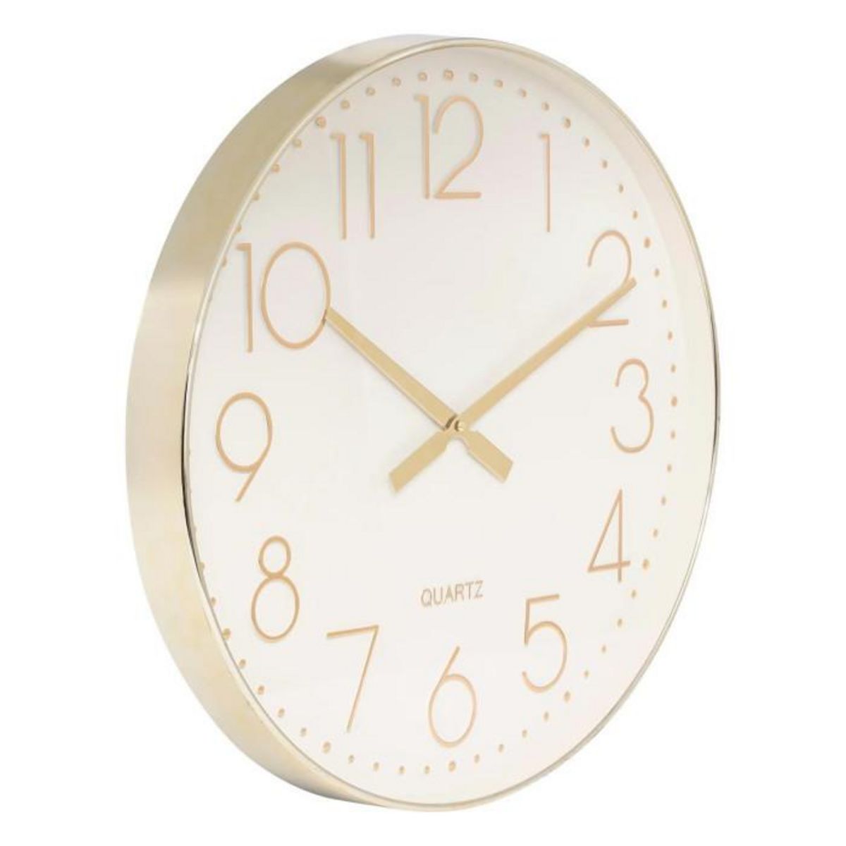 ATMOSPHERA Horloge Murale Design  Laure  50cm Doré