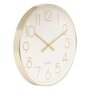 Voir la diapositive 2 : ATMOSPHERA Horloge Murale Design  Laure  50cm Doré