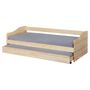 Voir la diapositive 1 : Lit banquette gigogne 90x200 cm ANDREA