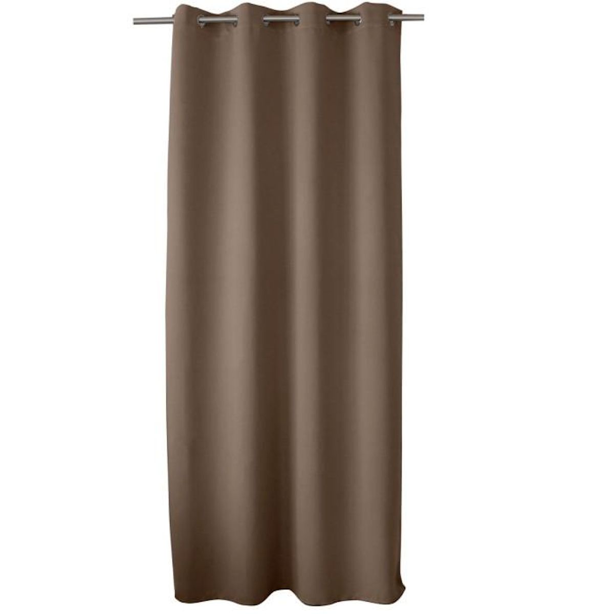 TOILINUX Rideau uni occultant avec oeillets - 140 x 240 cm