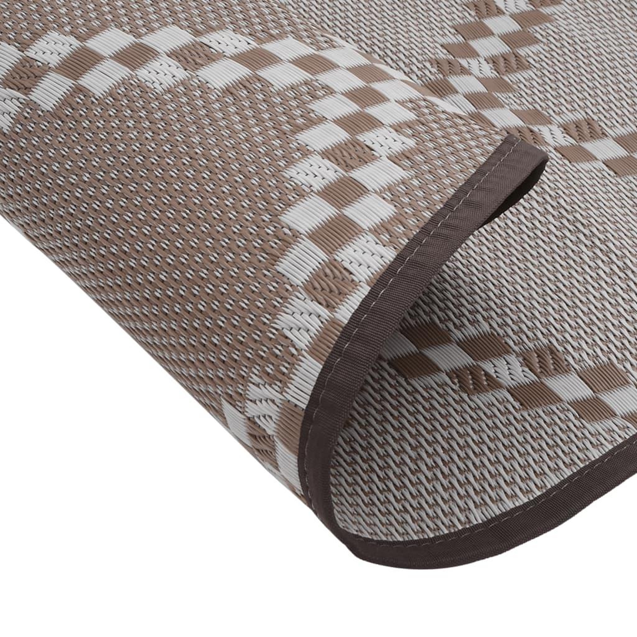 Voir la diapositive 4 : VIDAXL Tapis d'exterieur ARAKIL marron Ø160 cm PP