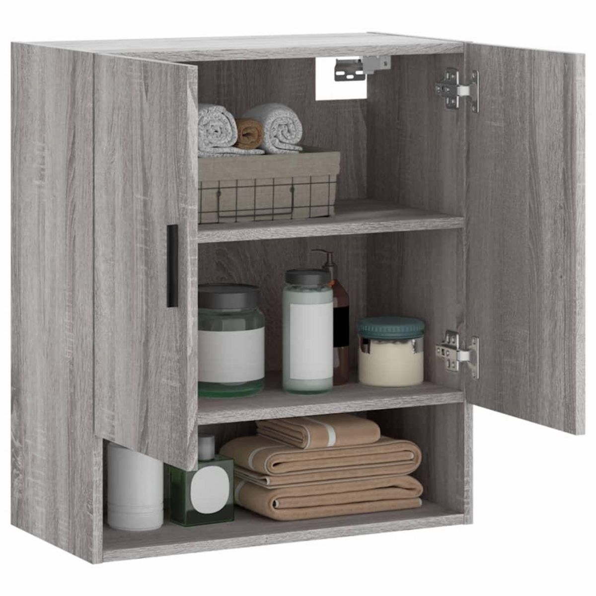 VIDAXL Armoire murale sonoma gris 60x31x70 cm bois d'ingenierie