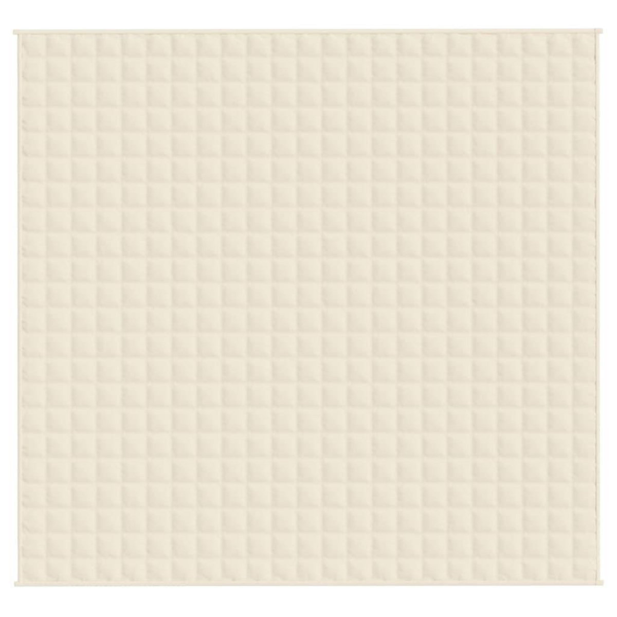 VIDAXL Couverture lestee Creme clair 220x240 cm 15 kg Tissu