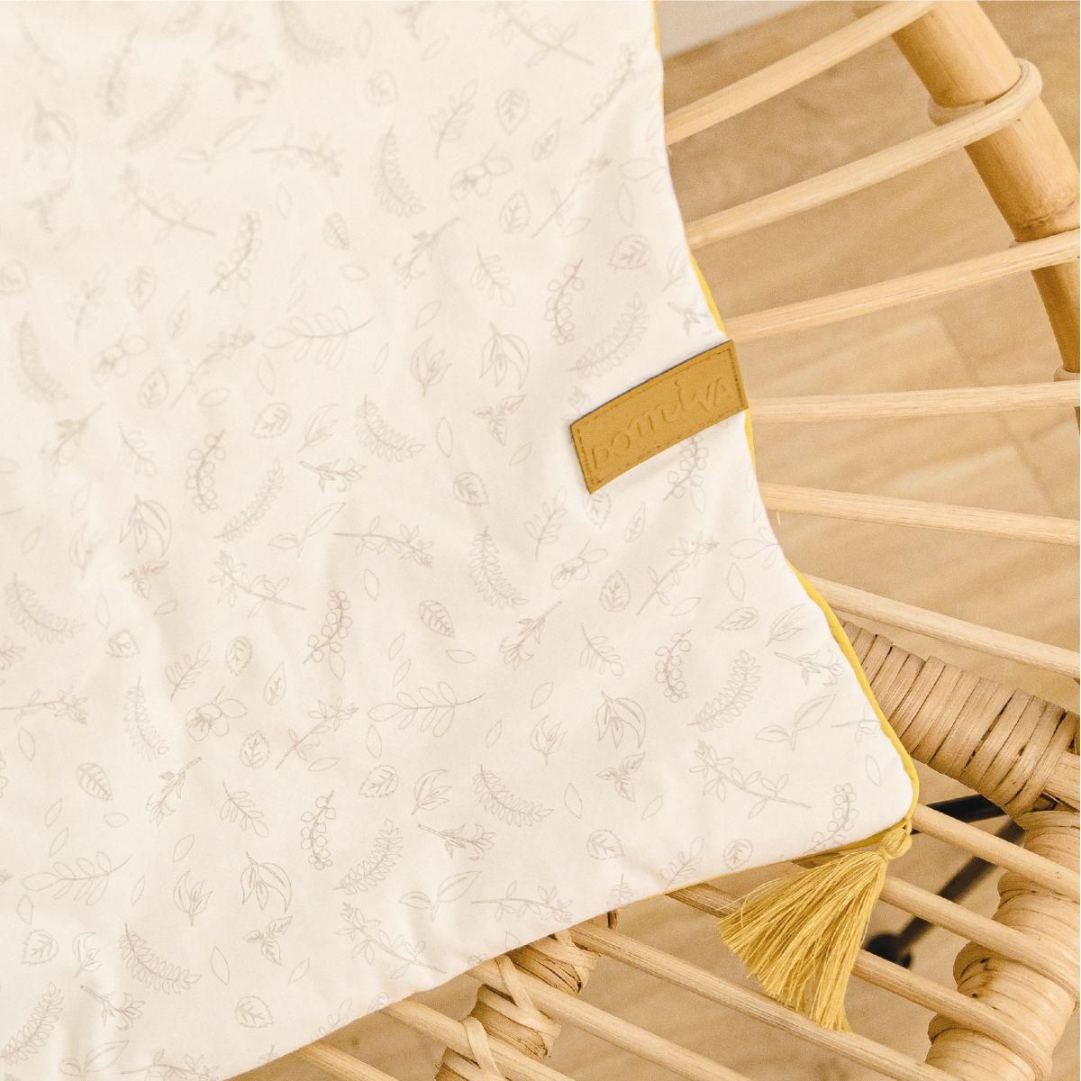 Domiva Couverture double face 75x100 cm Leafy Bunny 