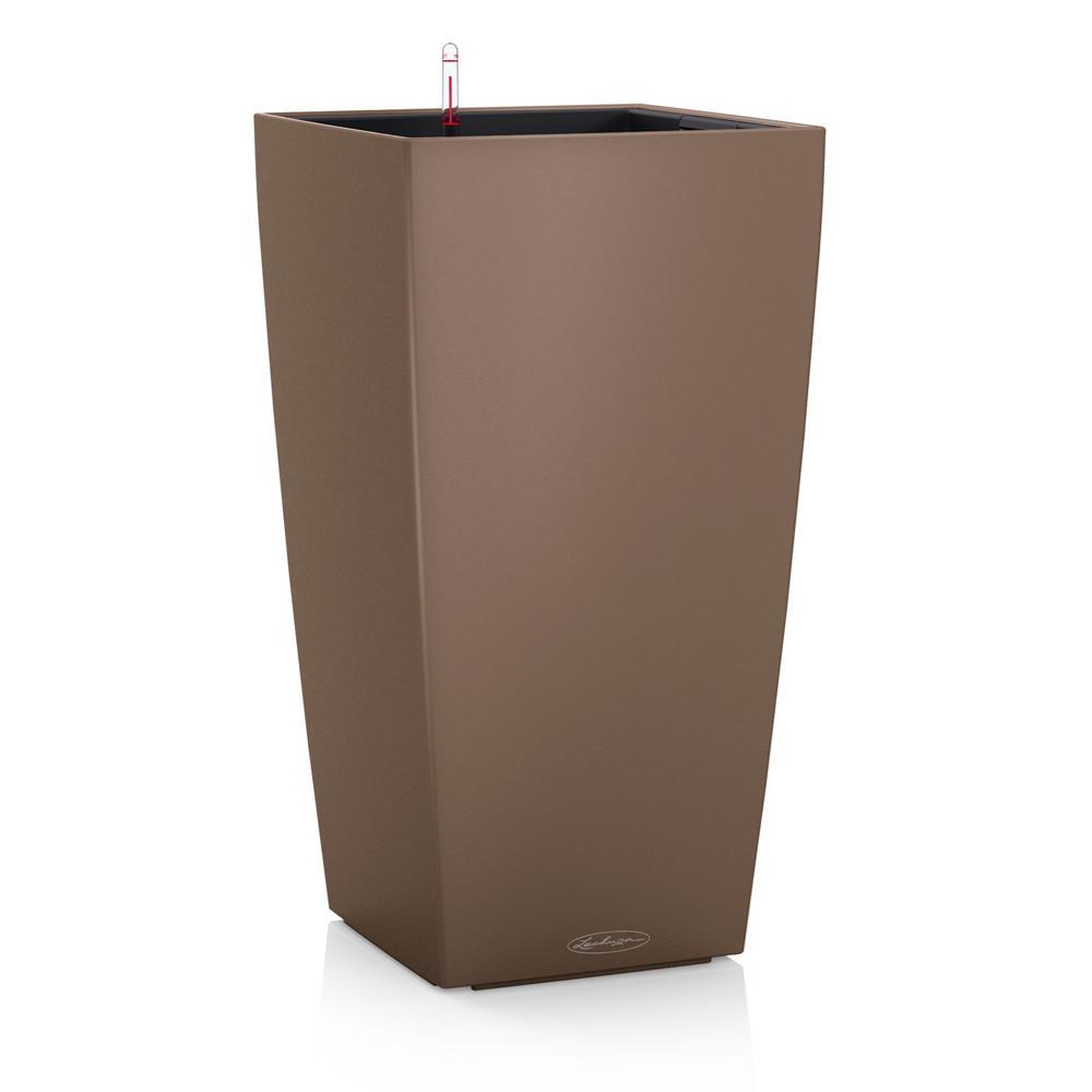 LECHUZA Cubico Color 40 - kit complet, muscade 8 L 75 cm