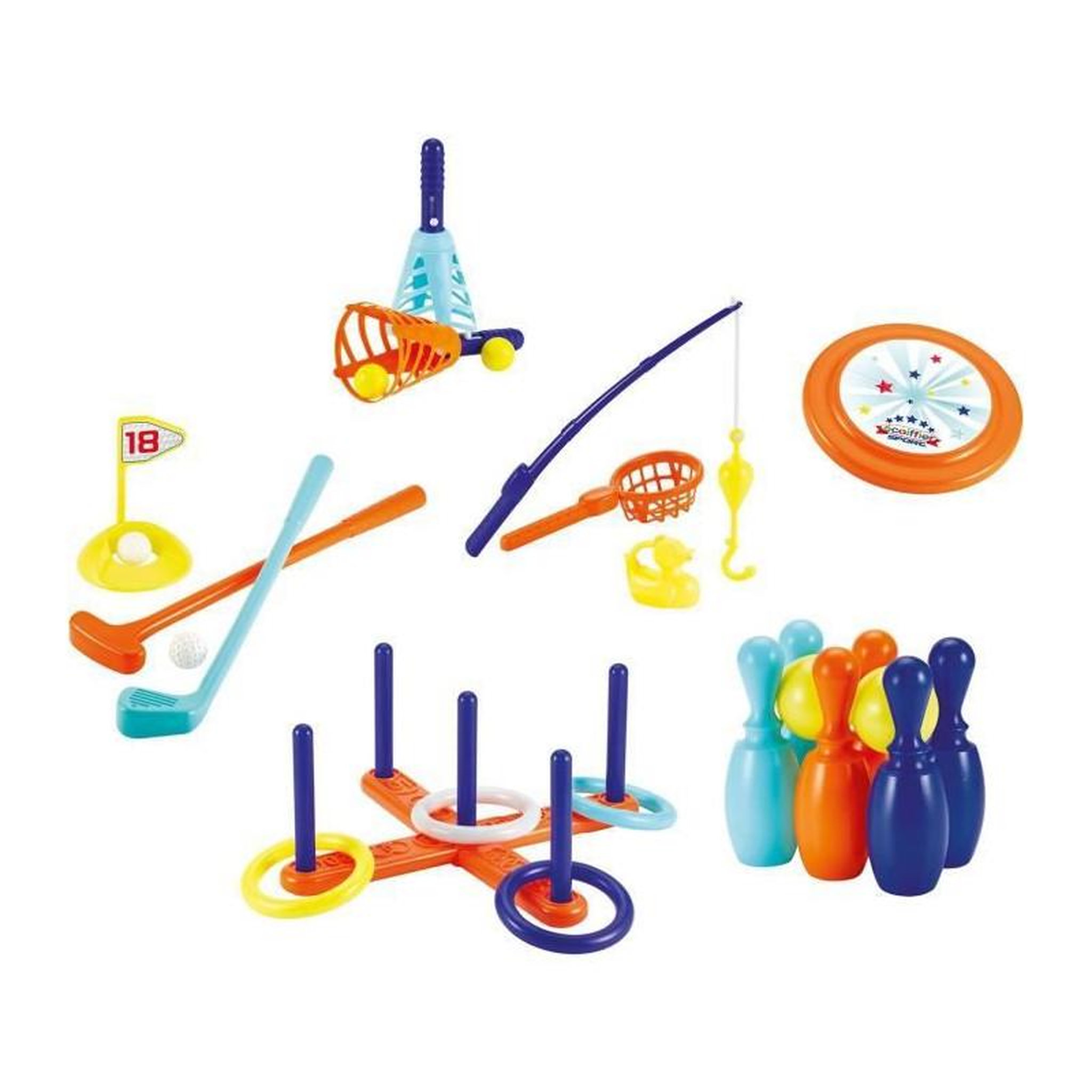 Voir la diapositive 5 : Ecoiffier Coffret sport 6 en 1 ECOIFFIER