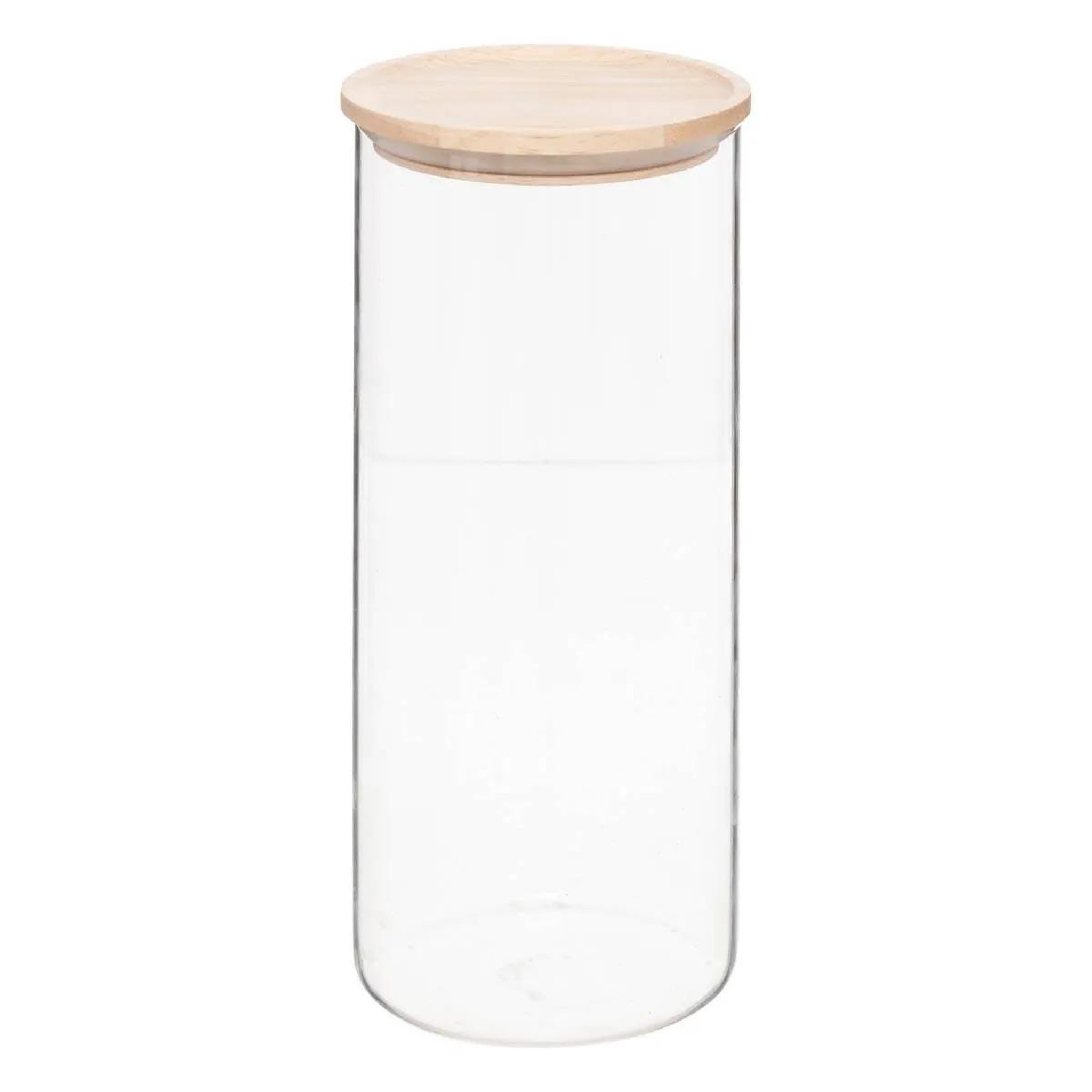 Voir la diapositive 2 : FIVE Lot de 3 bocaux en verre  hermet  2,8l transparent & naturel
