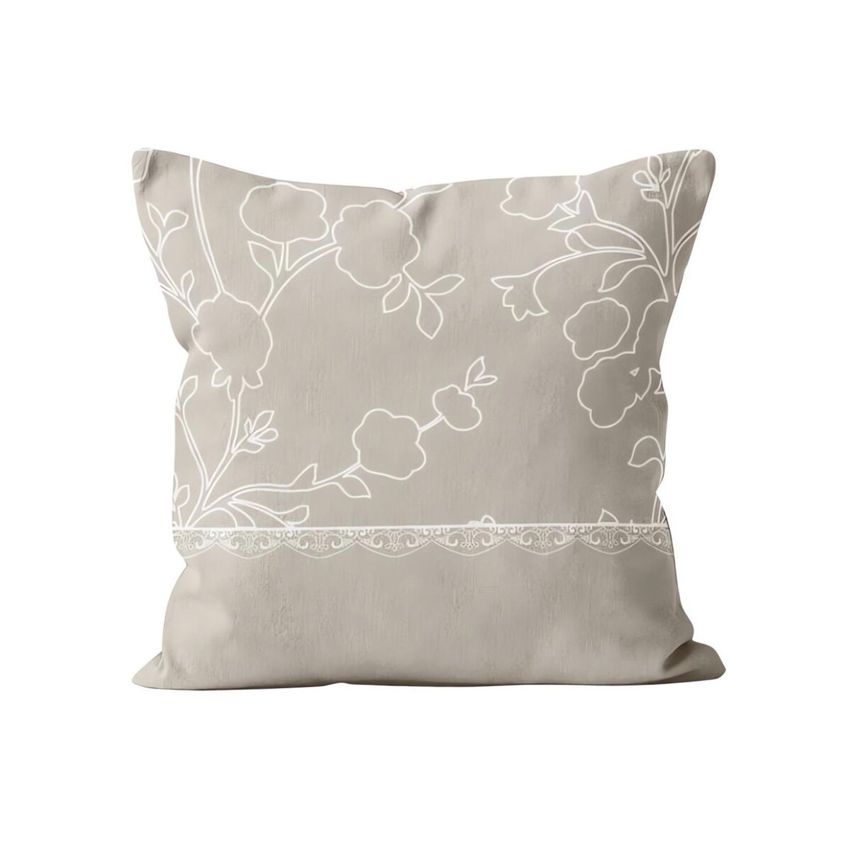 SOLEIL D'OCRE Coussin en coton ROMANCE, par Soleil d'Ocre