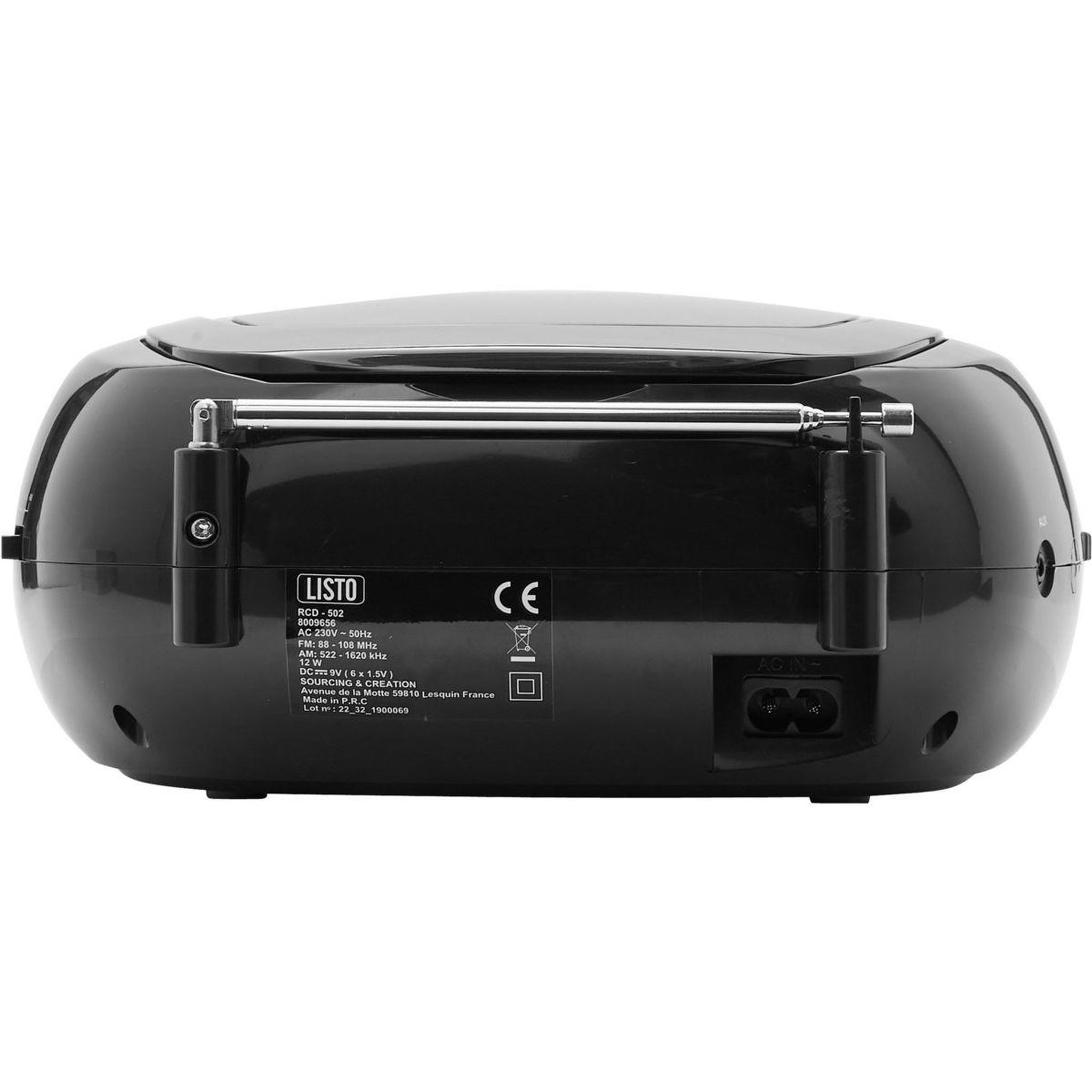 Voir la diapositive 4 : Listo Radio CD RCD-502