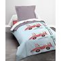 Voir la diapositive 1 : Home collection Parure housse de couette 140x200cm 100%coton 57fils nice days