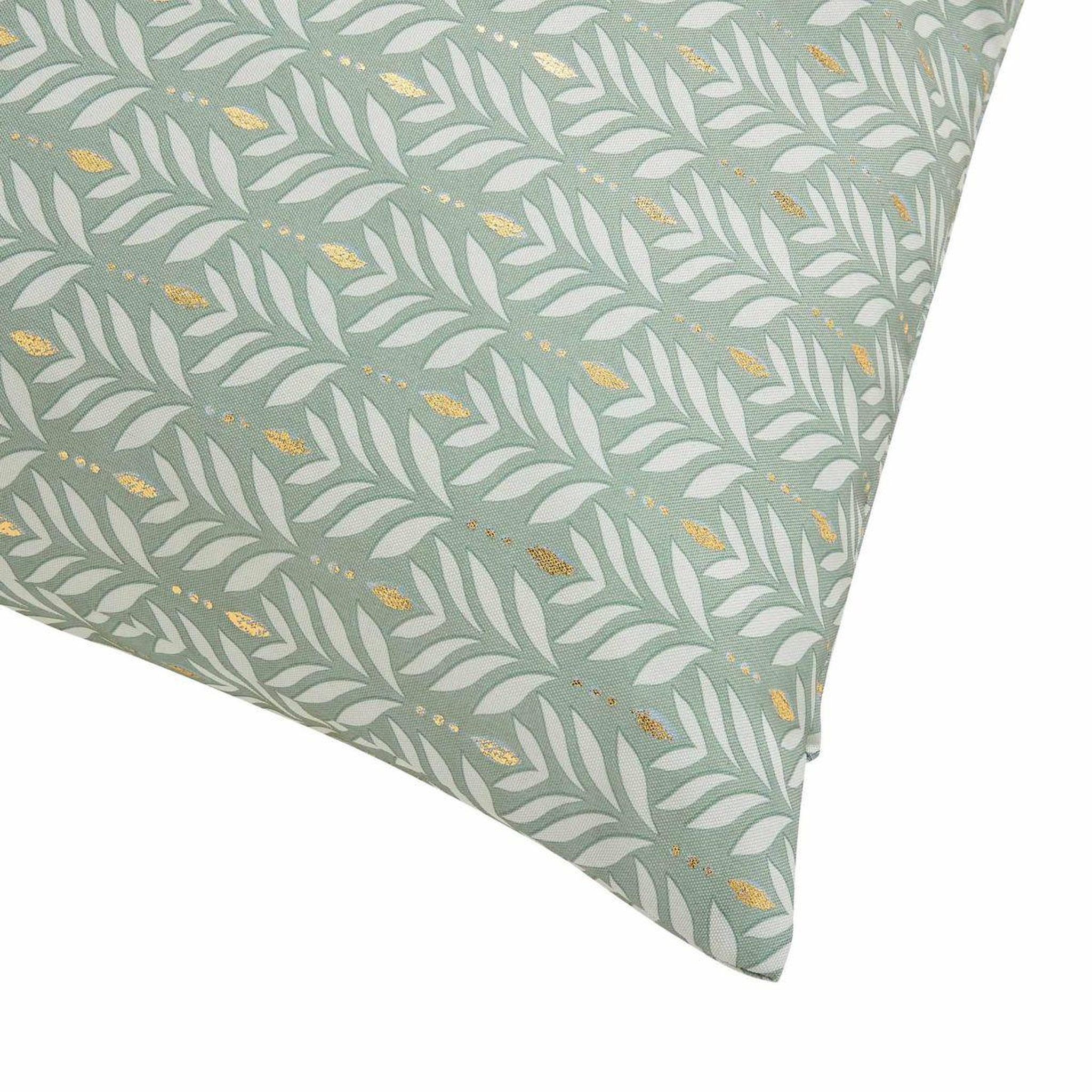 Voir la diapositive 3 : Douceur d'Intérieur Coussin déco imprimé  piana  60x60cm sauge