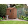 Voir la diapositive 3 : KETER Abri de jardin résine - 2,3m² - DARWIN