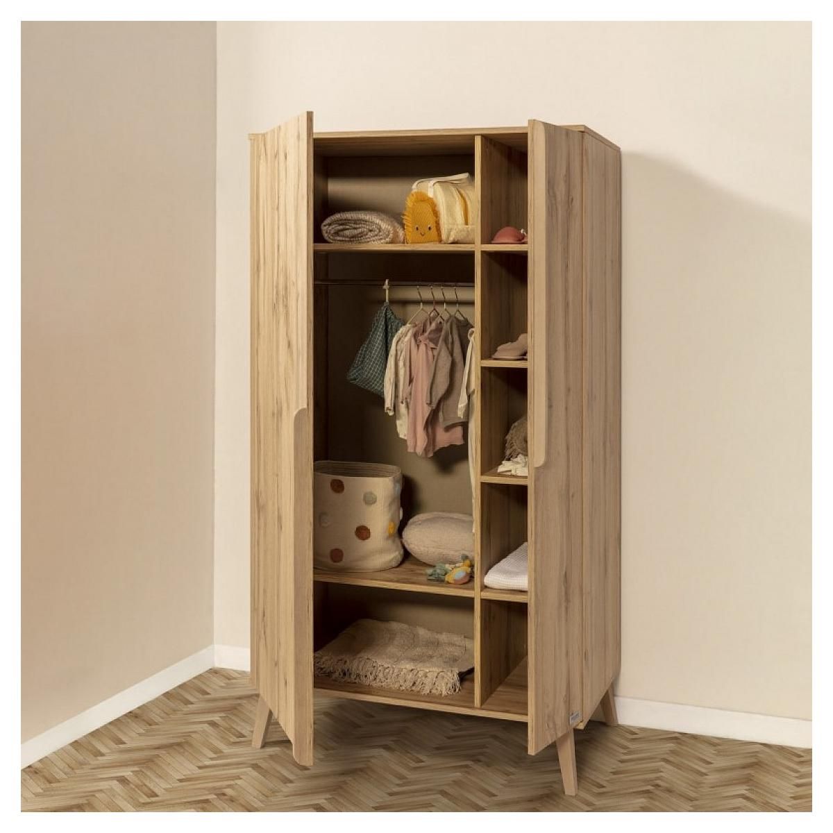 MICUNA Armoire a-1967 chêne martha