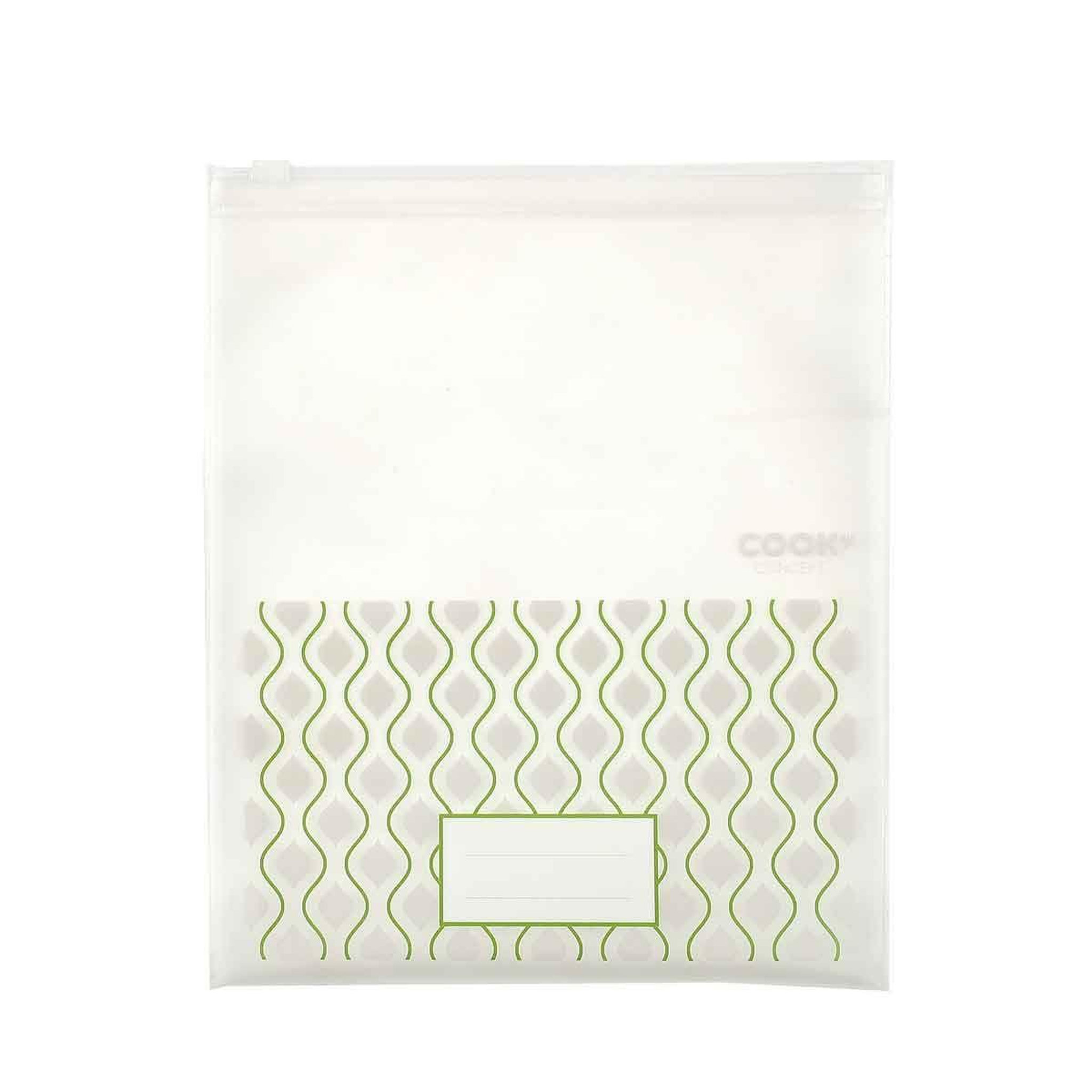 Voir la diapositive 4 : COOK CONCEPT Lot de 3 sacs de congélation  réutilisables  41cm transparent