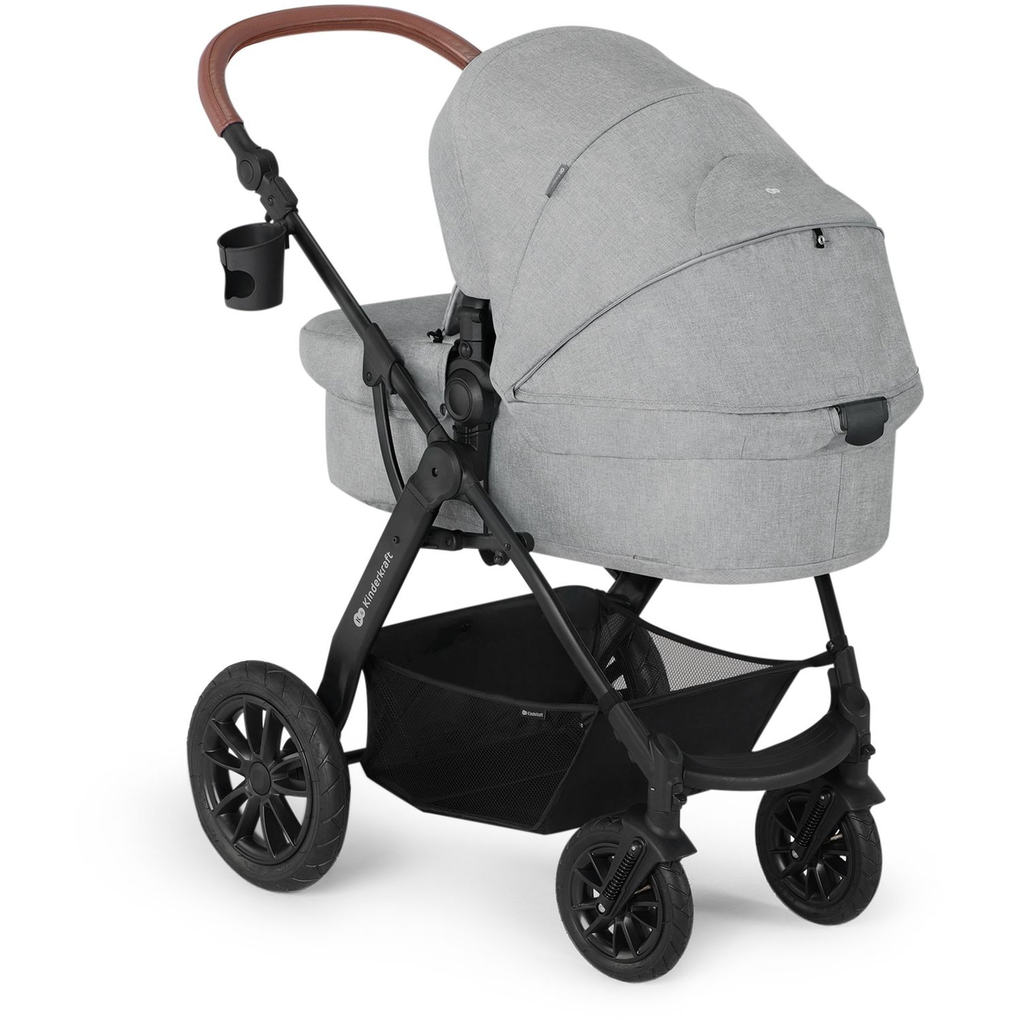 Voir la diapositive 5 : KINDERKRAFT Poussette multifonctions XMOOV 3en1  GRIS CLAIR