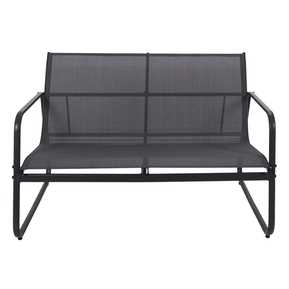 Paris Prix Salon de Jardin 4 Places  Samoa  112cm Gris