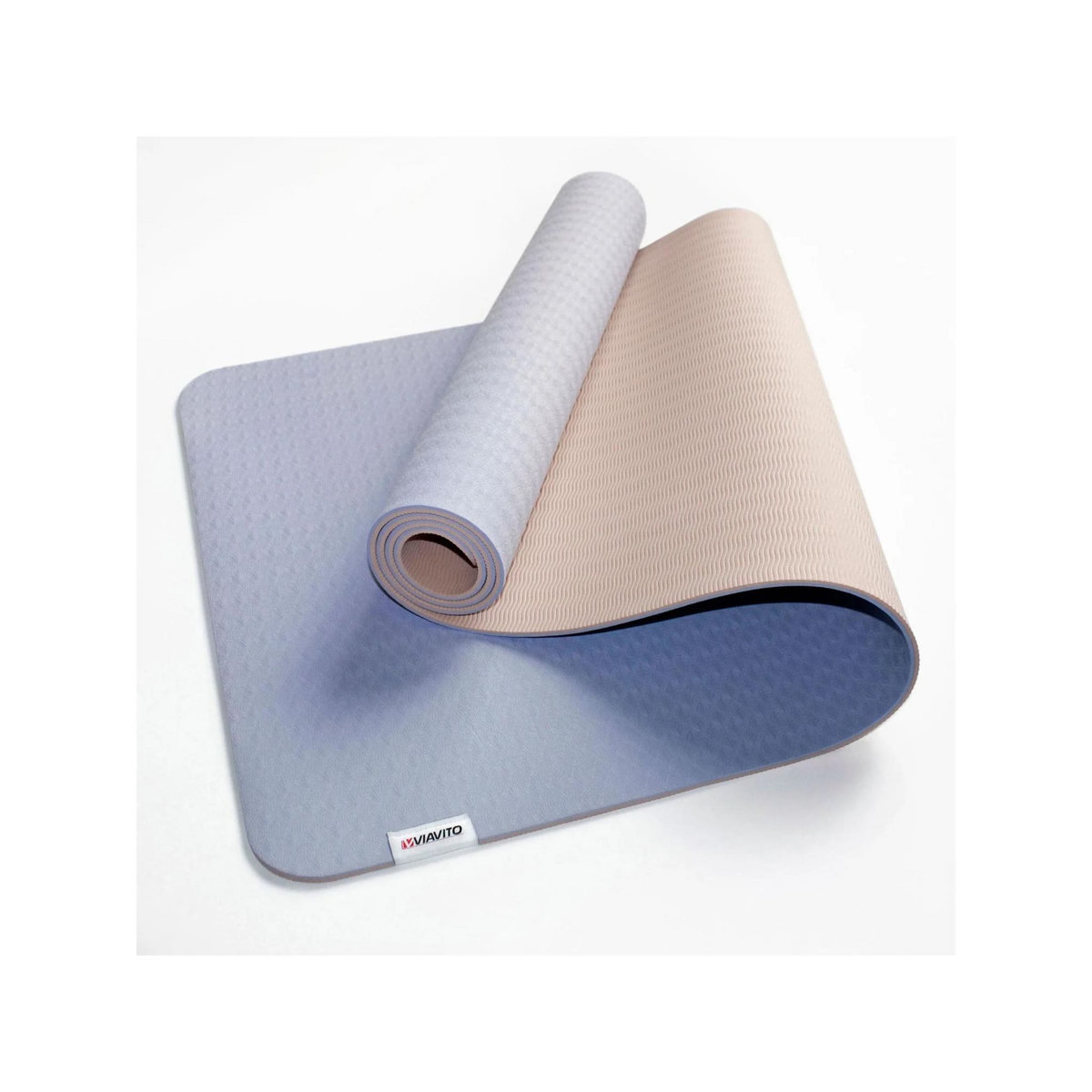VIAVITO Tapis de yoga et de fitness - Viavito - 6mm - Bleu