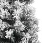 Voir la diapositive 5 : VIDAXL Sapin de Noël artificiel mince flocon de neige vert 210 cm PVC
