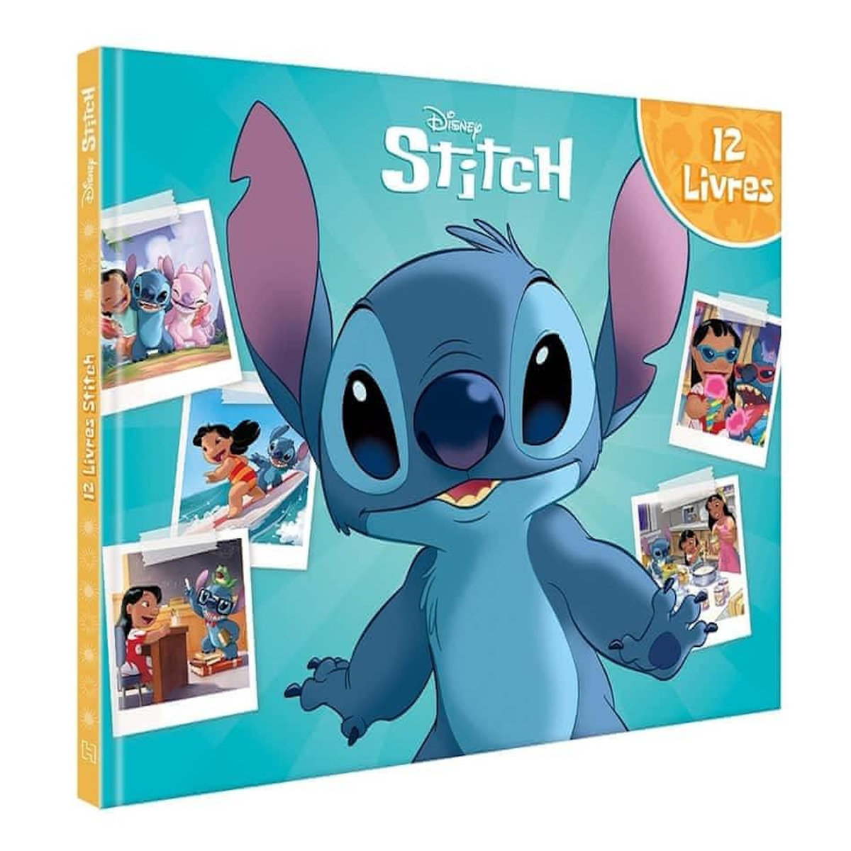 STITCH. COFFRET AVEC 12 LIVRES, Disney