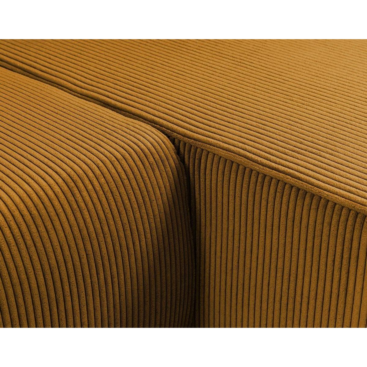 BEST MOBILIER Artemisa - canapé d'angle réversible 4 places - convertible avec coffre - en velours côtelé