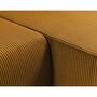 Voir la diapositive 5 : BEST MOBILIER Artemisa - canapé d'angle réversible 4 places - convertible avec coffre - en velours côtelé