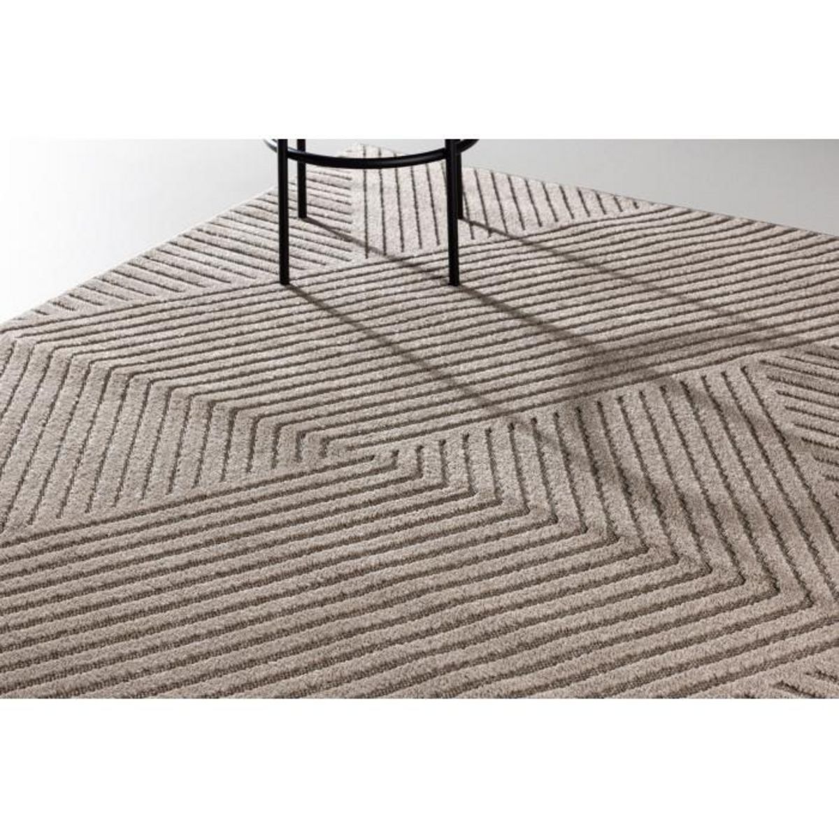 Paris Prix Tapis Déco  Aron Solar  160x230cm Marron