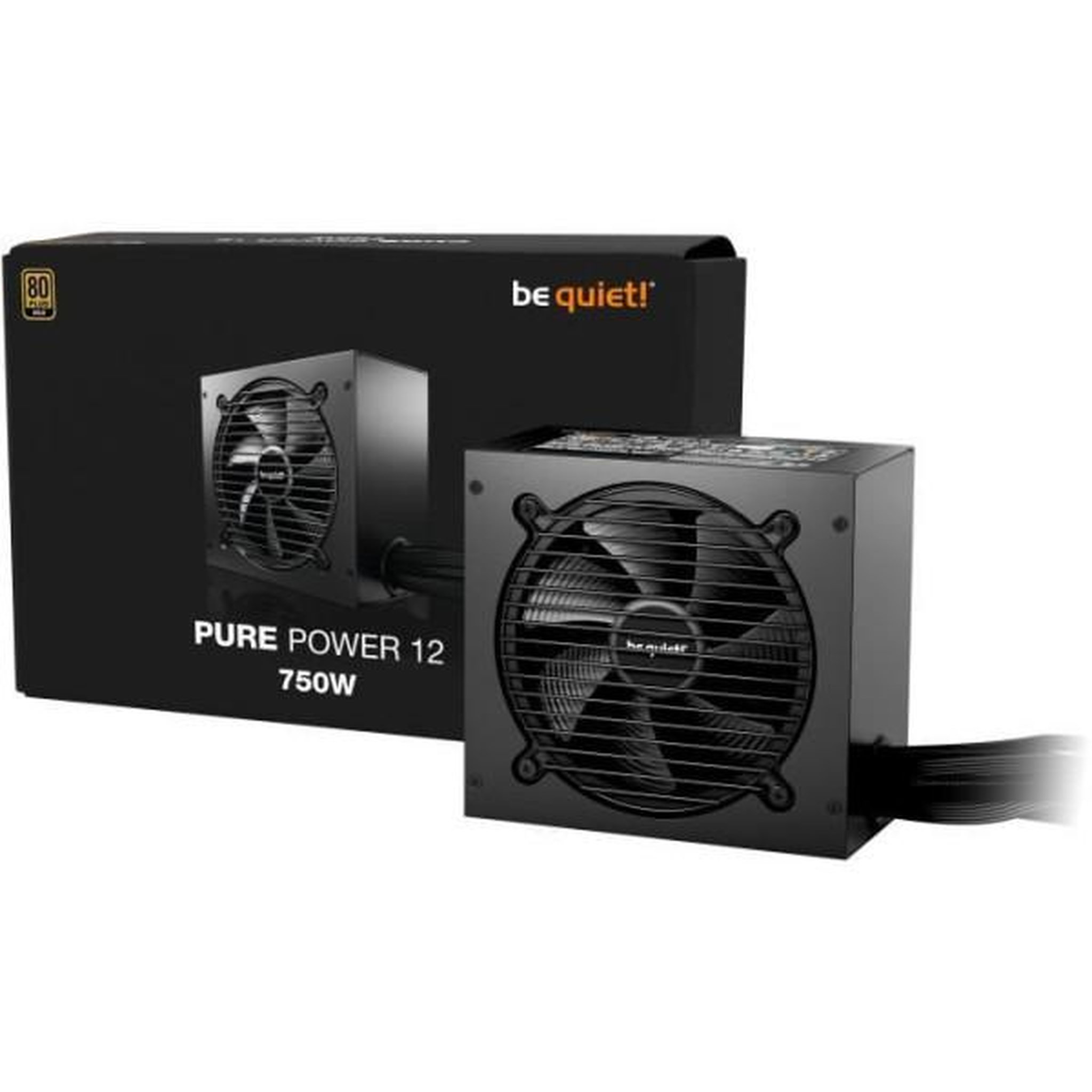 Voir la diapositive 3 : BE QUIET Alimentation be quiet! Pure Power 12 750W 80+ Gold