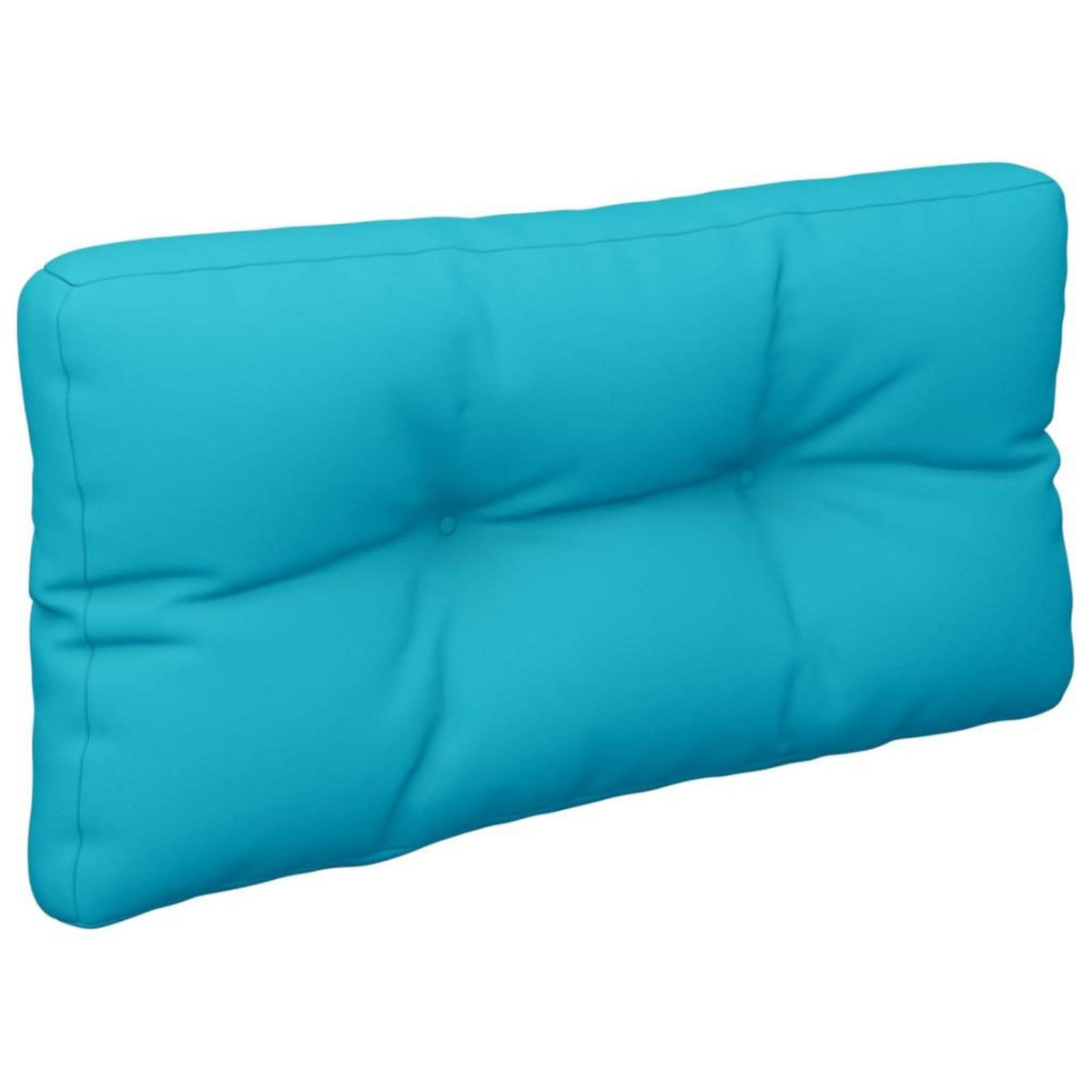 VIDAXL Coussin de palette turquoise 70x40x12 cm tissu
