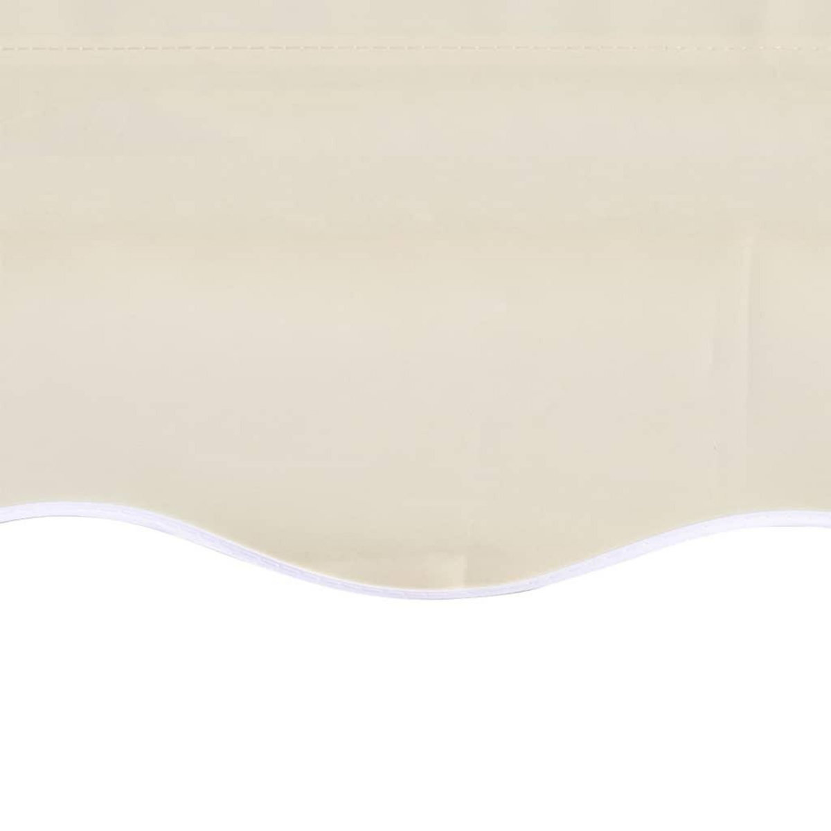 VIDAXL Toit d'auvent Toile Creme 4x3 m (Cadre non inclus)