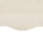 Voir la diapositive 4 : VIDAXL Toit d'auvent Toile Creme 4x3 m (Cadre non inclus)