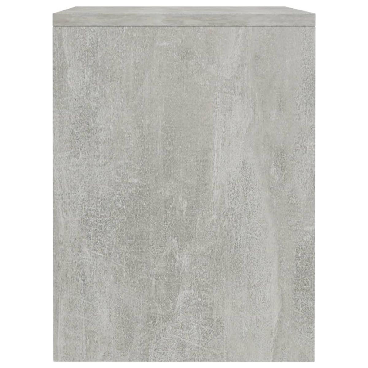 VIDAXL Table de chevet Gris beton 40x30x40 cm Bois d'ingenierie