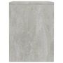 Voir la diapositive 5 : VIDAXL Table de chevet Gris beton 40x30x40 cm Bois d'ingenierie