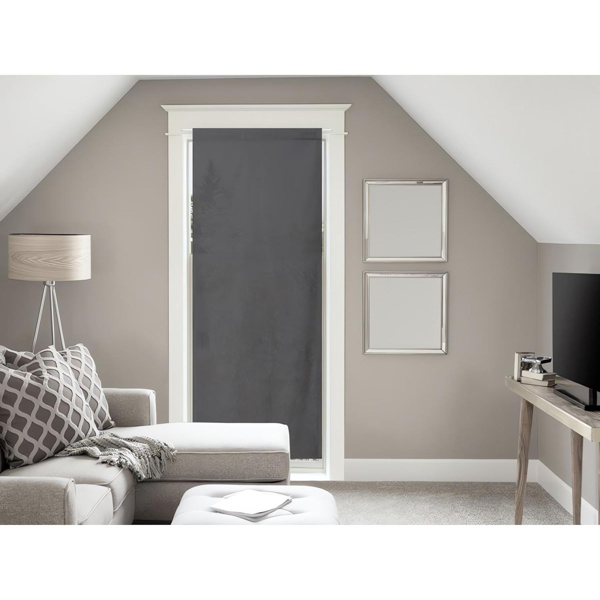 SOLEIL D'OCRE Voile pour porte fenêtre en coton PANAMA, par Soleil d'Ocre