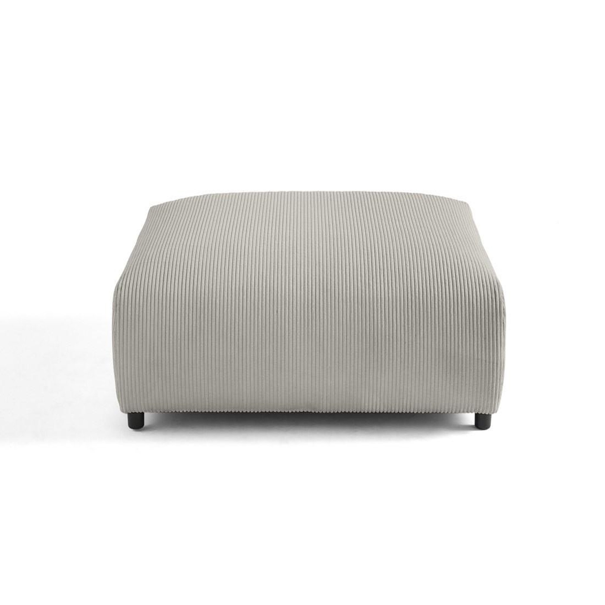 Voir la diapositive 5 : LISA DESIGN Garance - grand pouf modulable - en velours côtelé