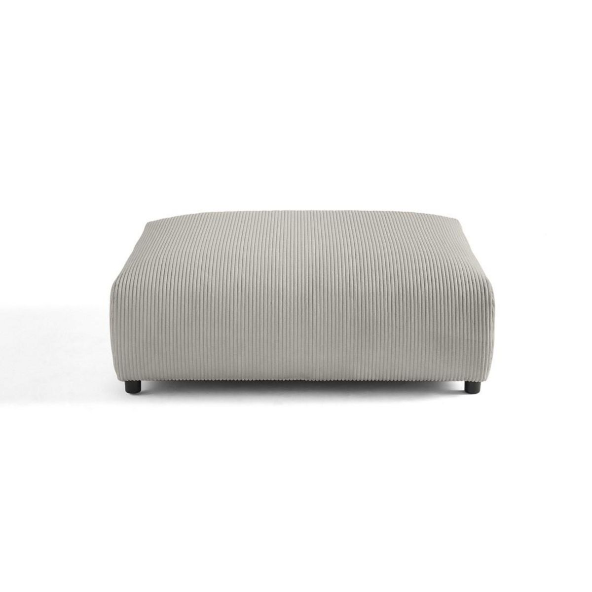 LISA DESIGN Garance - grand pouf modulable - en velours côtelé