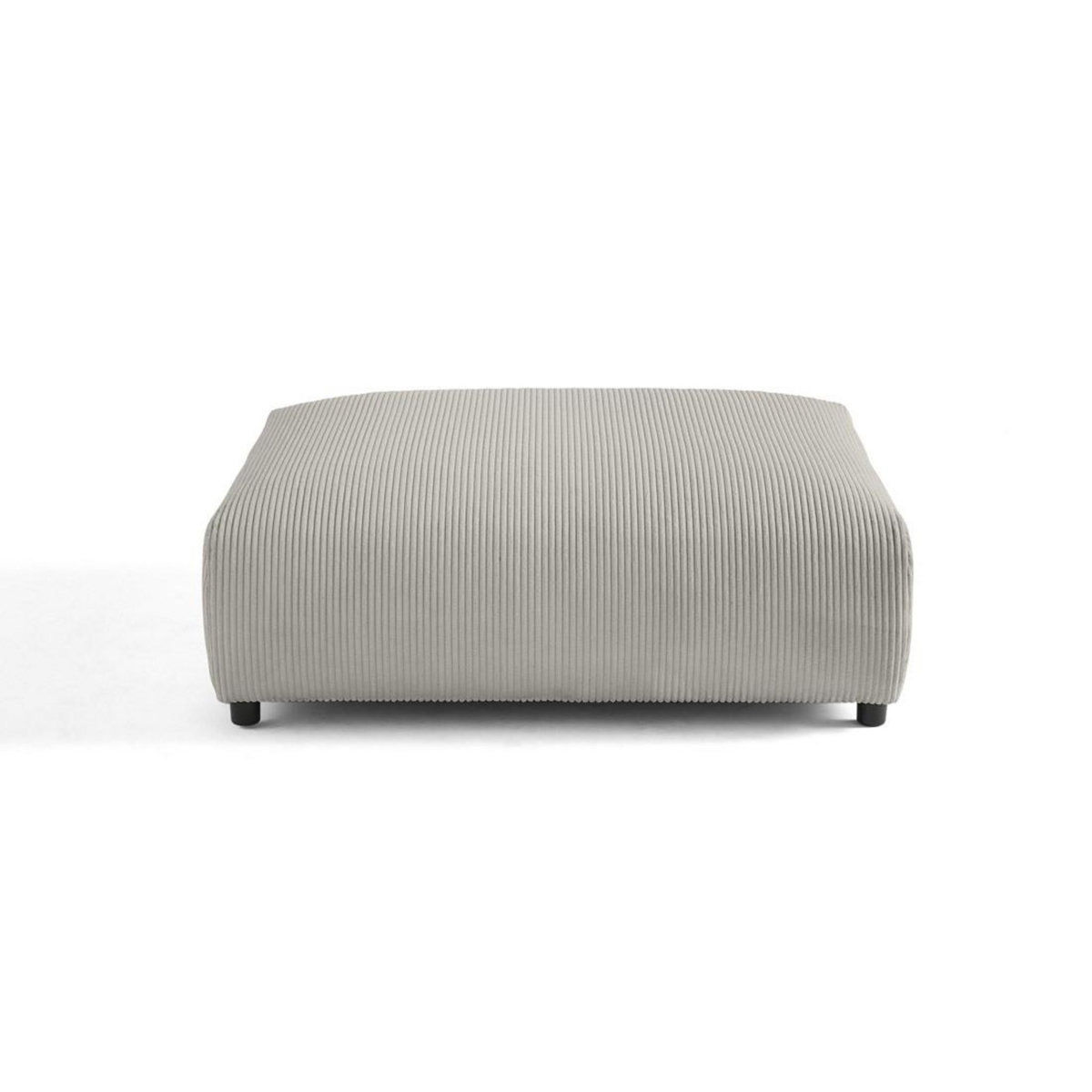 LISA DESIGN Garance - grand pouf modulable - en velours côtelé