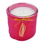 Paris Prix Bougie Parfumée Velours  Pendentif  10cm Fuchsia