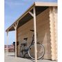 Voir la diapositive 5 : Abri bois avec auvent Amol / 7.92m² / 28mm