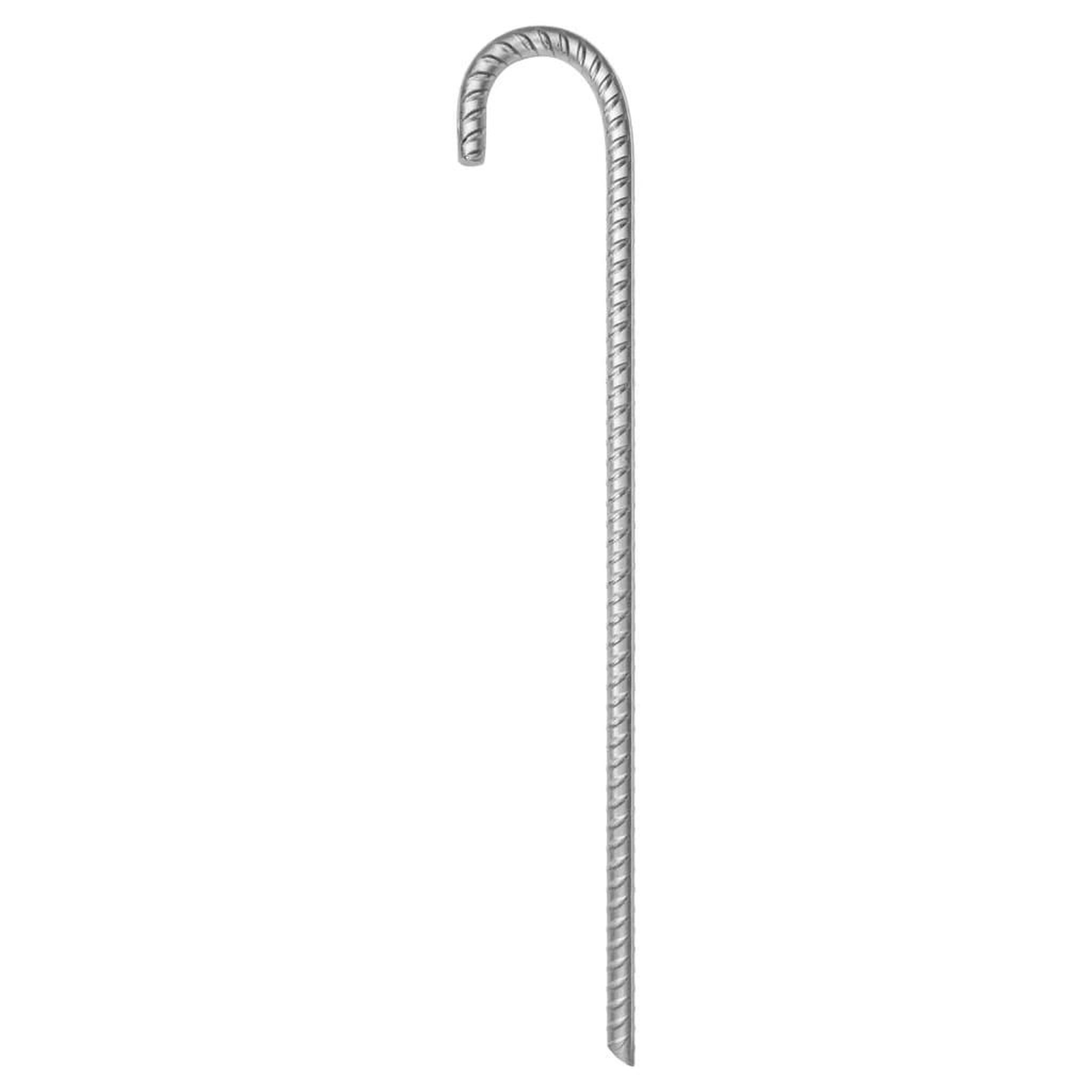 Voir la diapositive 3 : VIDAXL Piquets de tente 12 pcs 41,5 cm Ø12 mm acier galvanise