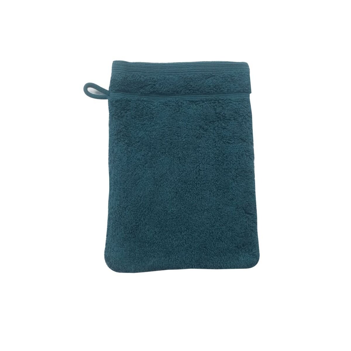 ACTUEL Lot de 2 gants de toilette unis en coton égyptien 650 gr/m²