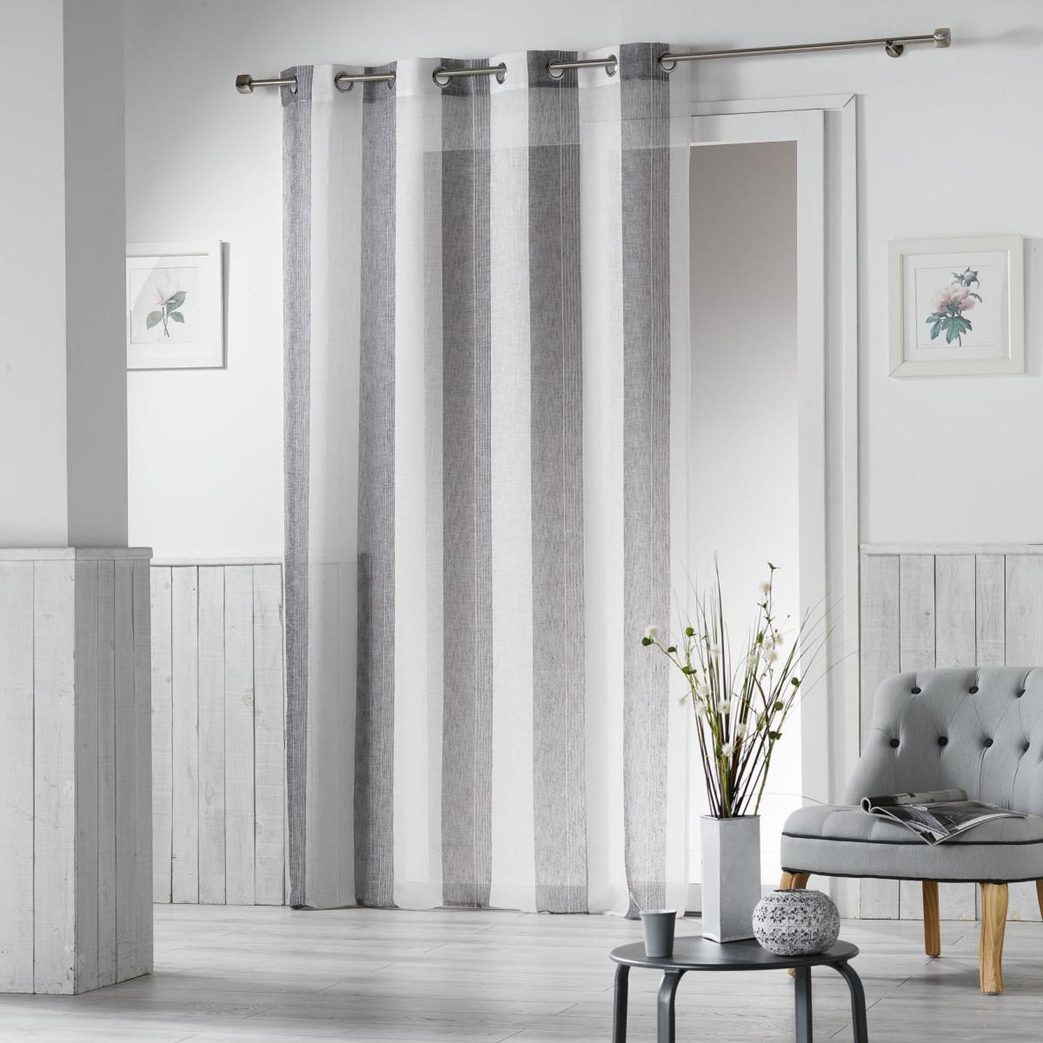 Douceur d'Intérieur Rideau voilage  alia  140x240cm naturel