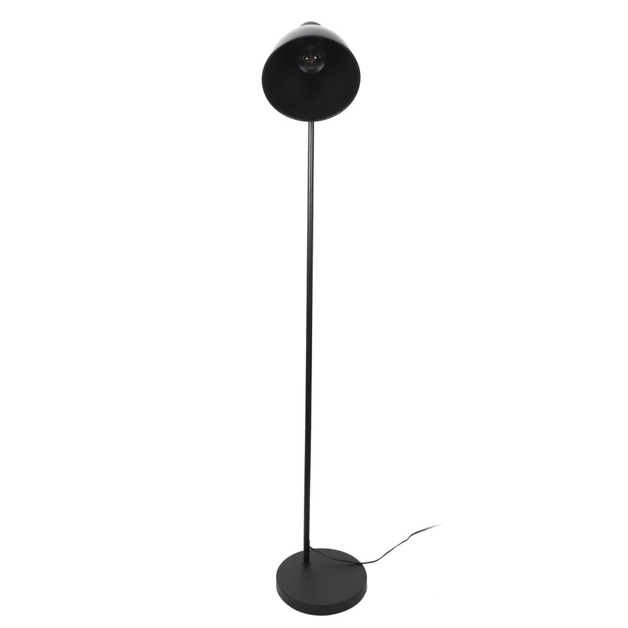 Voir la diapositive 2 : The Home Deco Factory Lampadaire Industriel en Métal  Dewitt  172cm Noir