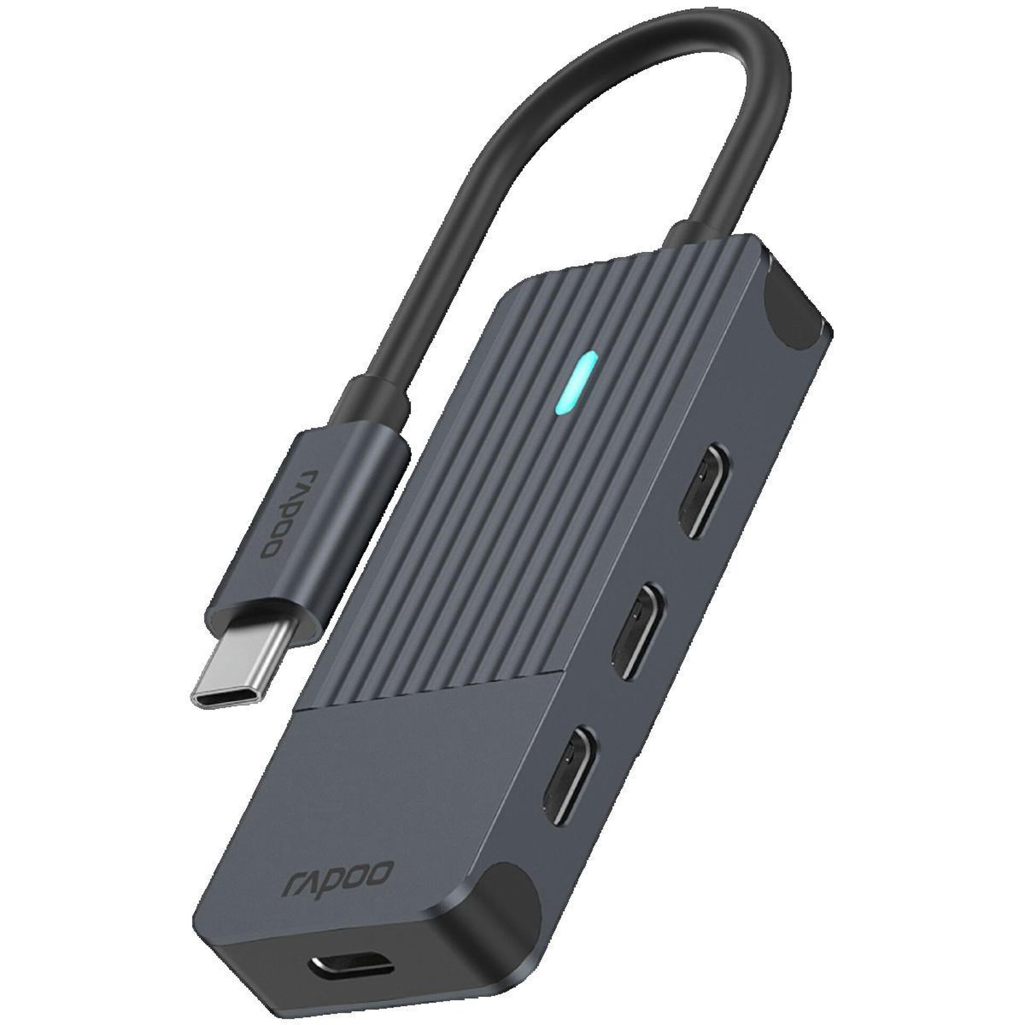 RAPOO Concentrateur USB-C Rapoo UCH-4002 Gris