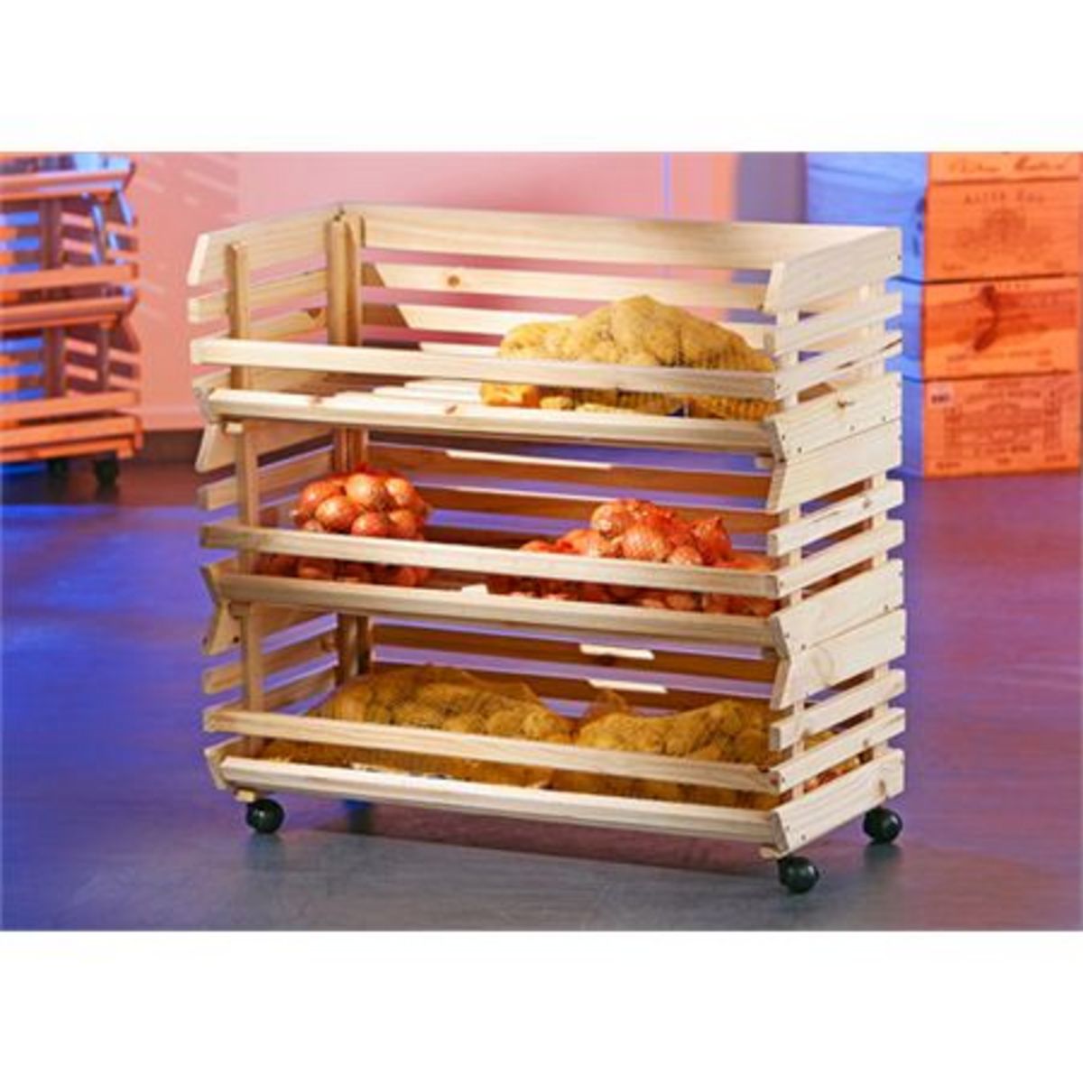 Desserte sur roulettes