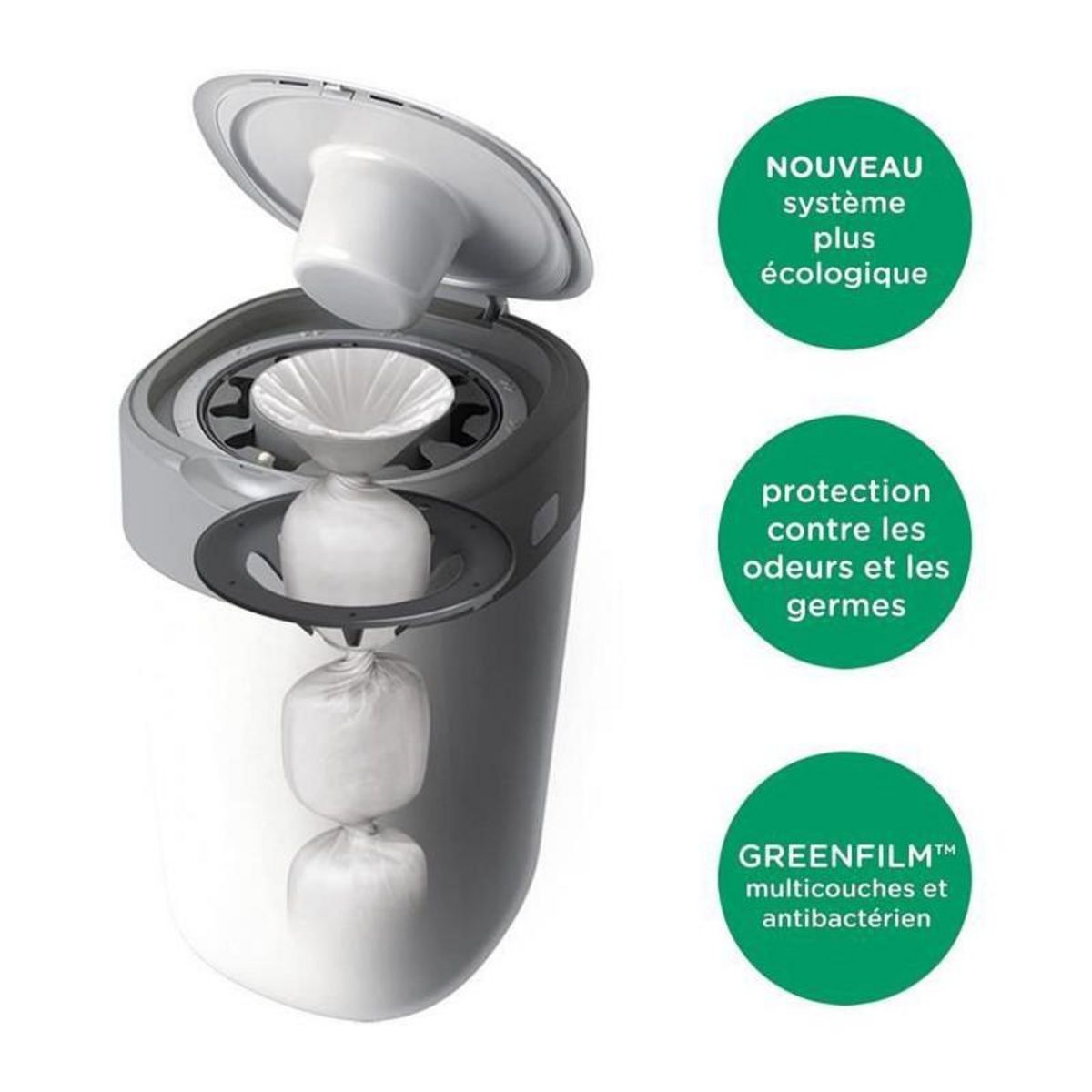 TOMMEE TIPPEE TOMMEE TIPPEE Bac a couches Twist + click Blanc FFP