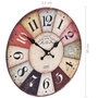 Voir la diapositive 6 : VIDAXL Horloge murale vintage Coloree 30 cm