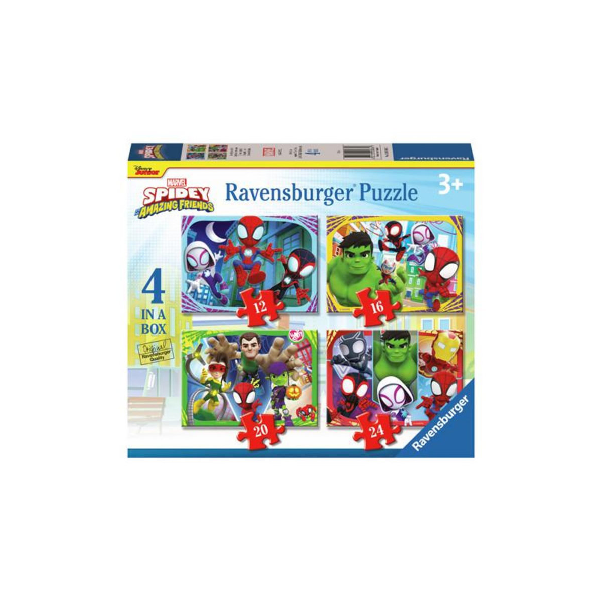 RAVENSBURGER Ravensburger - Jigsaw puzzle Spidey and His Amazing Friends, 2x24pcs. 120010647