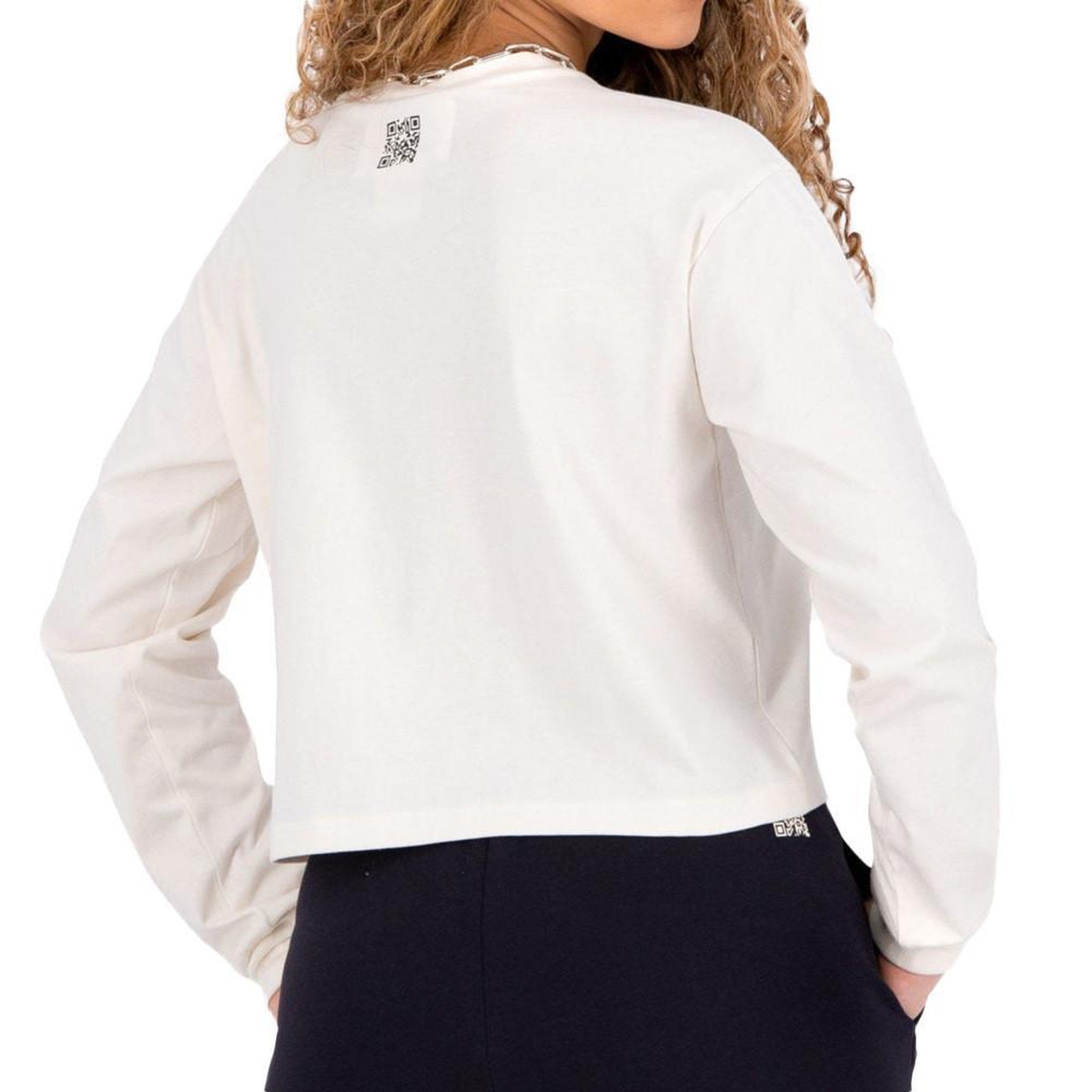 Voir la diapositive 2 : CHAMPION T-shirt Manches longues écru Femme Champion 114748