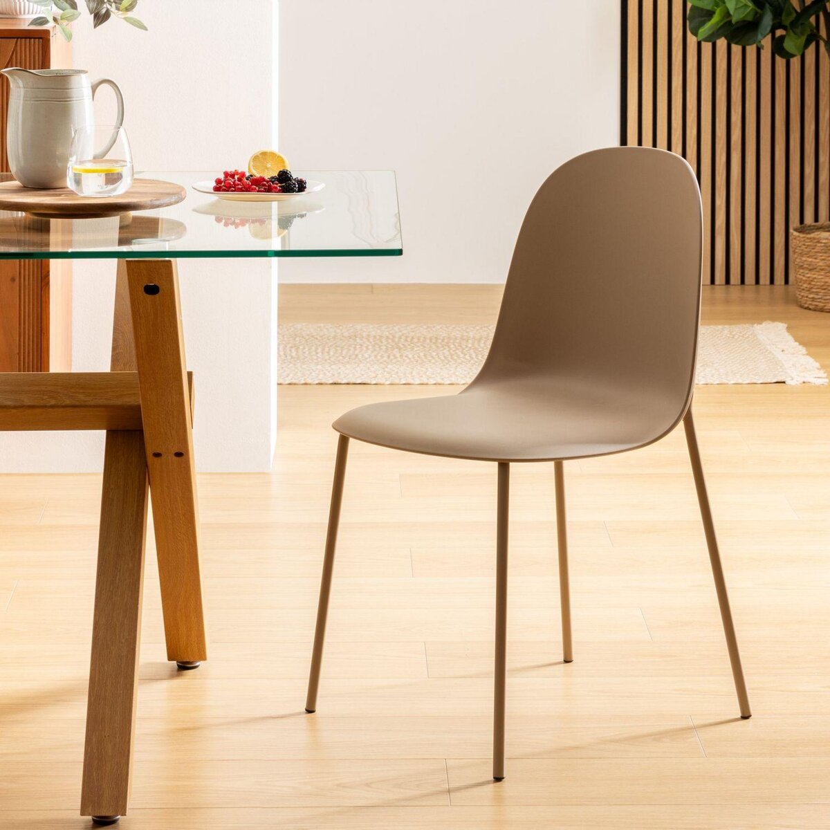 TOILINUX Lot de 6 chaises ASAN